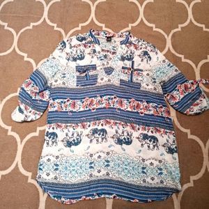 Rue21 Tribal Print Blouse Medium